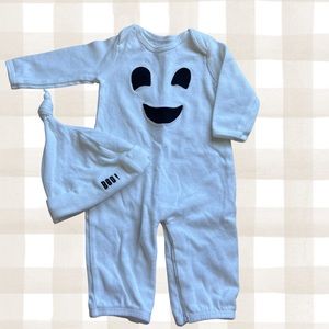 Carters newborn ghost with hat.